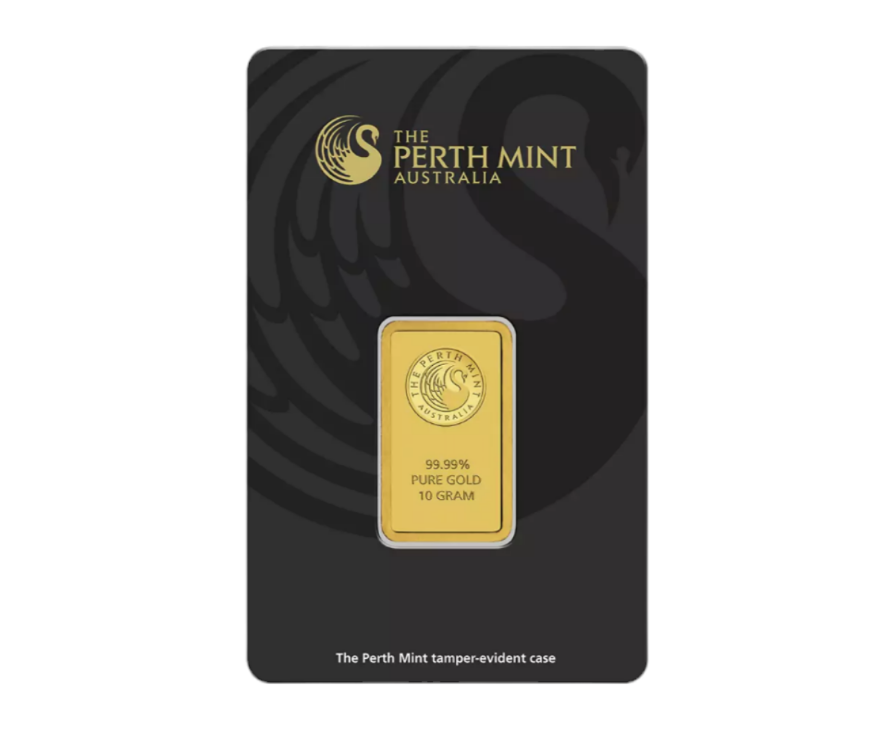 Lingotto oro puro 24k 10 grammi (the perth mint) Australia