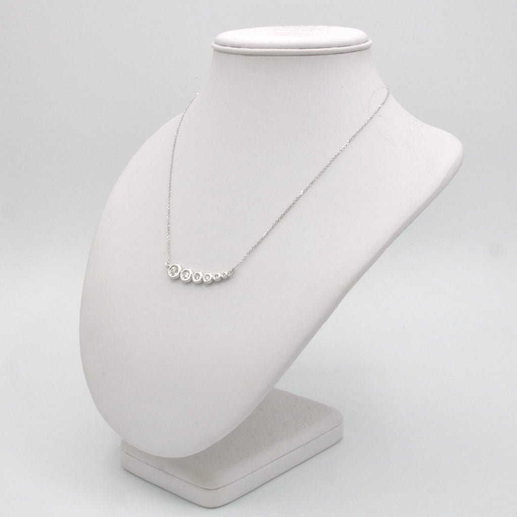 Collana - 18 carati Oro bianco - 1.20 ct. tw. Diamante Naturali