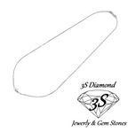 collana in oro bianco 18k con perla naturale australiane 10 mm