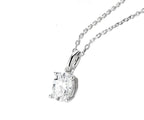 HRD ANTWERP ciondolo punto luce ovale oro e diamante naturale 0,15ct