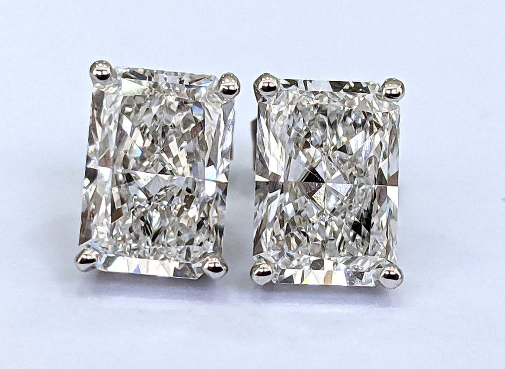 Orecchini a lobo - 18 carati Oro bianco - 1.00ct. Diamante (Naturale) -