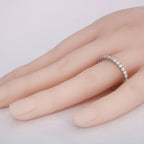 Anello Eternity con 1.20 ct  diamanti Naturali