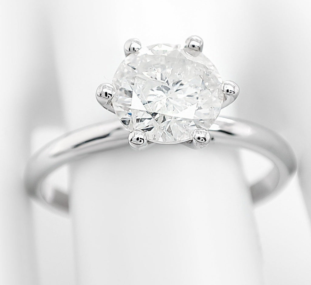 Anello - 18k giallo - 0.48ct. tw. Diamante ( Naturale)- Certificato IGI