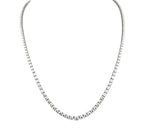 Collana tennis in oro e diamanti naturali 13ct certificato IGI