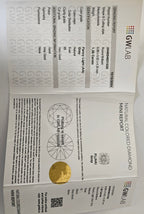 Diamante naturale certificato 1.38ct