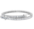 Bracciale tennis - 18 carati Oro bianco - 5.04ct. tw. Diamante (Naturale)