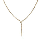 Collana serpente in oro giallo 18k e diamanti naturali 2.50ct