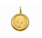 Ciondolo con oro in sterline oro 22k