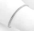 Bracciale - 18 carati Oro bianco - 10.12ct. tw. Diamante (Naturale)