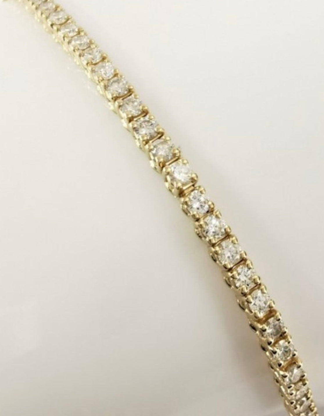 Bracciale tennis - 18 carati Oro giallo - 1.00ct. tw. Diamante (Naturale)