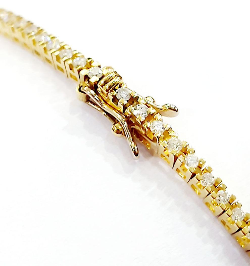 Bracciale - 18 carati Oro giallo - 6.92ct. tw. Diamante (Naturale)
