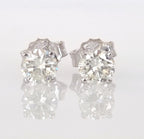 Orecchini - 18 carati Oro bianco - 2.10ct. tw. Diamante (Naturale)