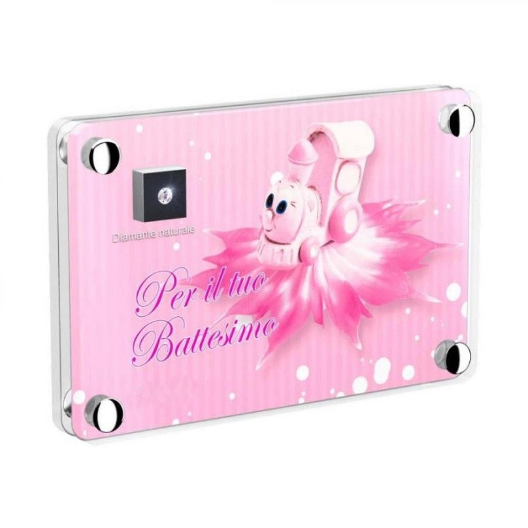 diamante naturale bebé taglio brilliante 0,10ct Colore D VVS1