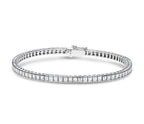 Bracciale tennis - 18 carati Oro bianco - 5.04ct. tw. Diamante (Naturale)
