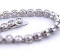 Bracciale - 18 carati Oro bianco - 3.50ct. tw. Diamante (Naturale