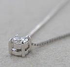 ciondolo punto luce con diamante naturale 0,50 ct