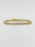 Bracciale - 18 carati Oro giallo - 1.17ct. tw. Diamante (Naturale)