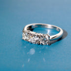 Anello Trilogy -1.35ct Diamanti Naturali