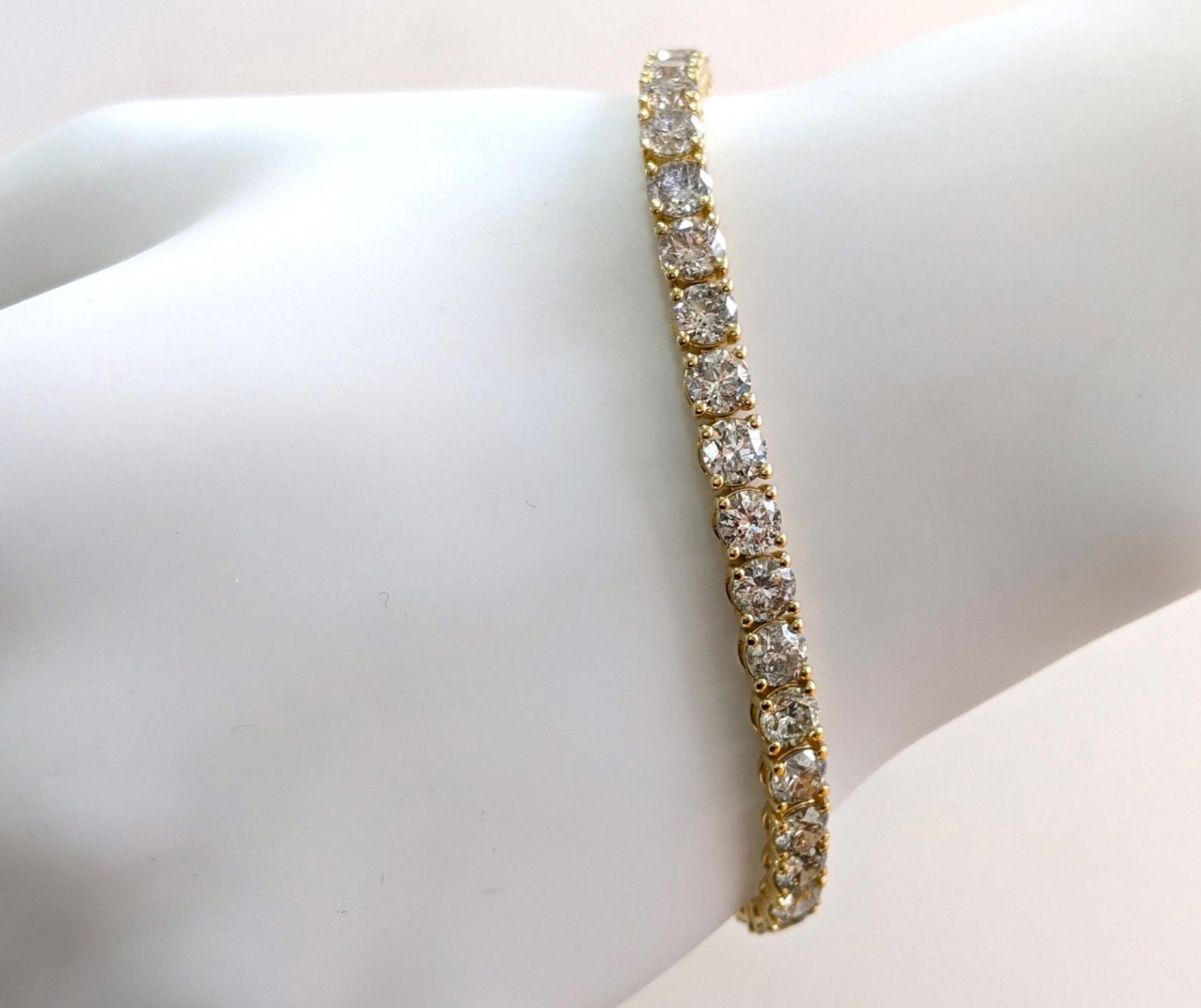 Bracciale - 18k Oro giallo - 13.58ct. tw. Diamante (Naturale)