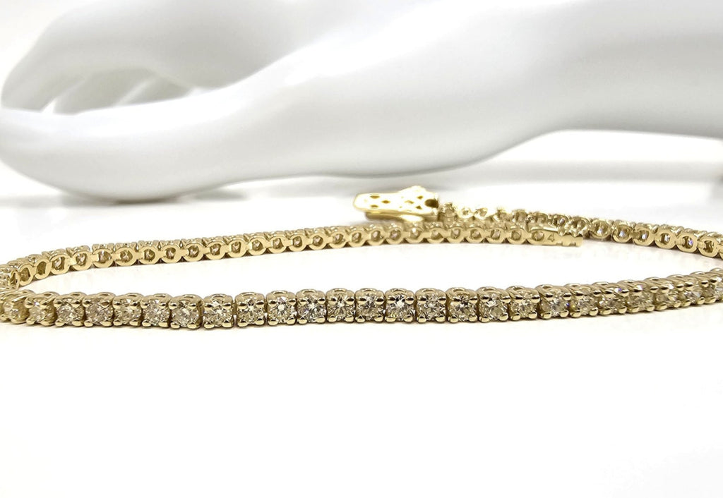 Bracciale - 18 carati Oro giallo - 3.00ct. tw. Diamante (Naturale) - Diamante