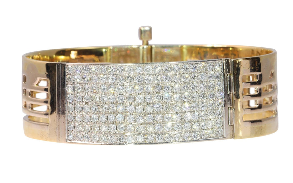 Bracciale - 18 carati Oro bianco, Oro giallo - 10.08ct. tw. Diamante (Naturale) -