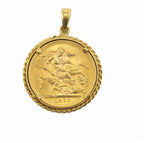 Ciondolo con oro in sterline oro 22k
