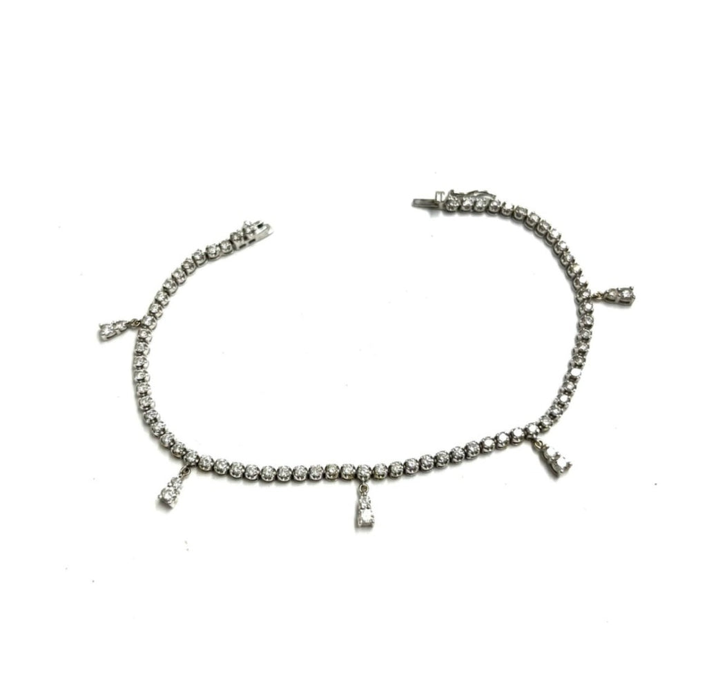 Bracciale tennis - 18 carati Oro bianco - 1.66ct. tw. Diamante (Naturale) - Diamante
