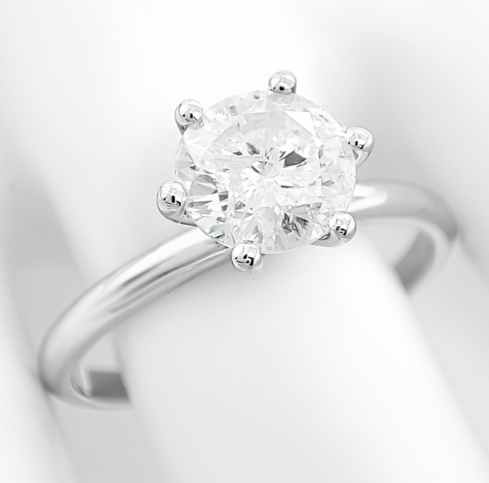 Anello - 18k giallo - 1.34ct. tw. Diamante ( Naturale)- Certificato IGI