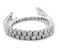 Bracciale - 18 carati Oro bianco - 6.12ct. tw. Diamante (Naturale)
