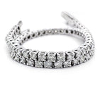 Bracciale - 18 carati Oro bianco - 6.12ct. tw. Diamante (Naturale)