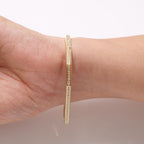Bracciale - 18 carati Oro giallo - 1.24ct. tw. Diamante (Naturale) - Bracciale a bangles nuziali