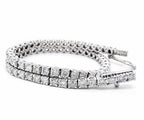 Bracciale - 18 carati Oro bianco - 10.12ct. tw. Diamante (Naturale)