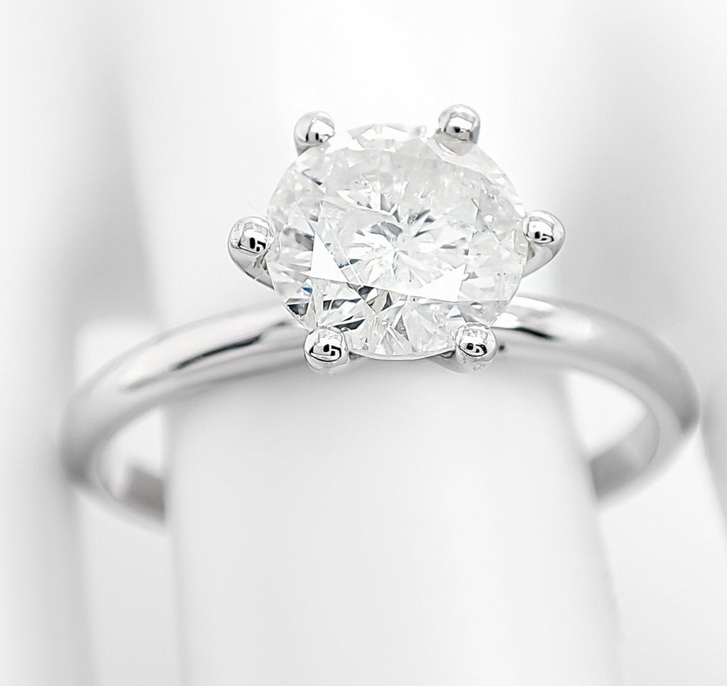 Anello - 18k giallo - 1.34ct. tw. Diamante ( Naturale)- Certificato IGI