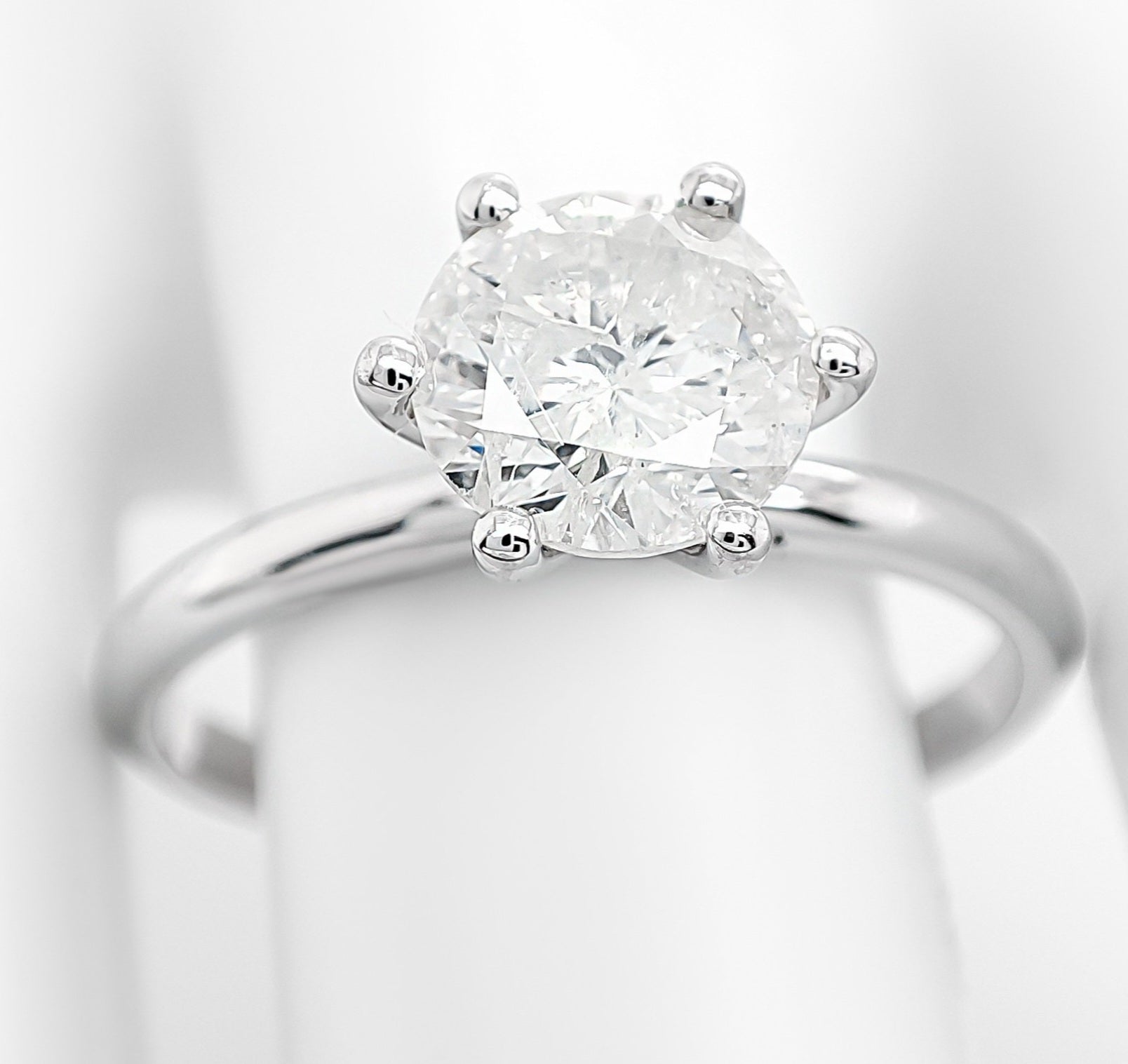 Anello - 18k giallo - 1.34ct. tw. Diamante ( Naturale)- Certificato IGI