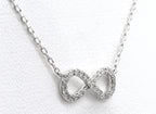 Collana con ciondolo - 18k bianco 0.21ct. tw. Diamante (Naturale)