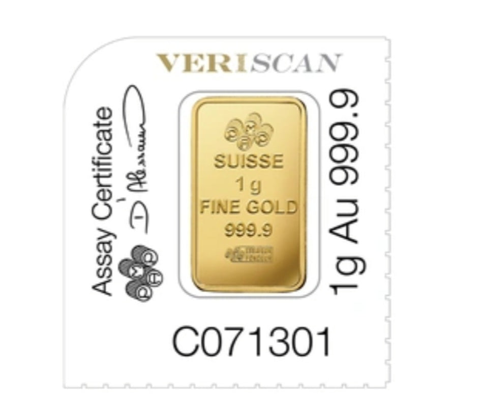 Lingotto d’oro multigrammo 24k 12x1 grammo