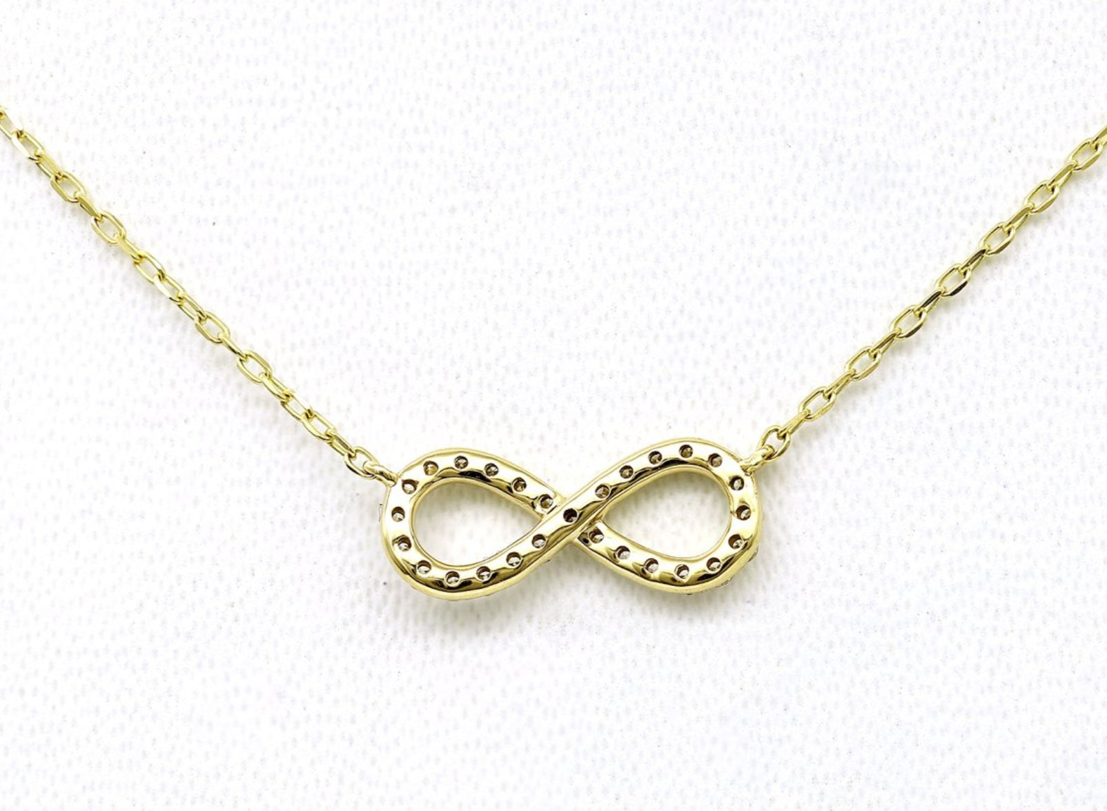 Collana con ciondolo - 18k giallo - 0.21ct. tw. Diamante (Naturale)