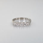 Anello Riviera -0.50 ct Diamanti Naturali