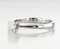 Anello Solitario - 18carati Oro bianco - 0.60ct. tw. Diamante (Naturale)