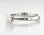 Anello Solitario - 18carati Oro bianco - 0.60ct. tw. Diamante (Naturale)