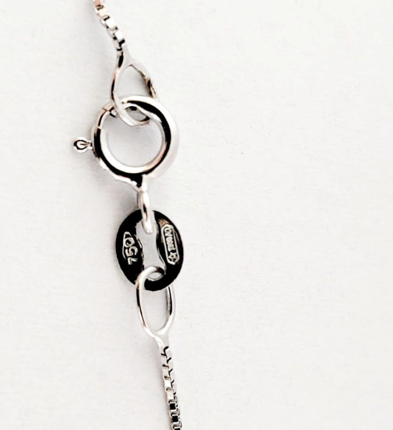 Collana con ciondolo - 18 carati Oro bianco - 1.44ct. tw. Diamante (Naturale)