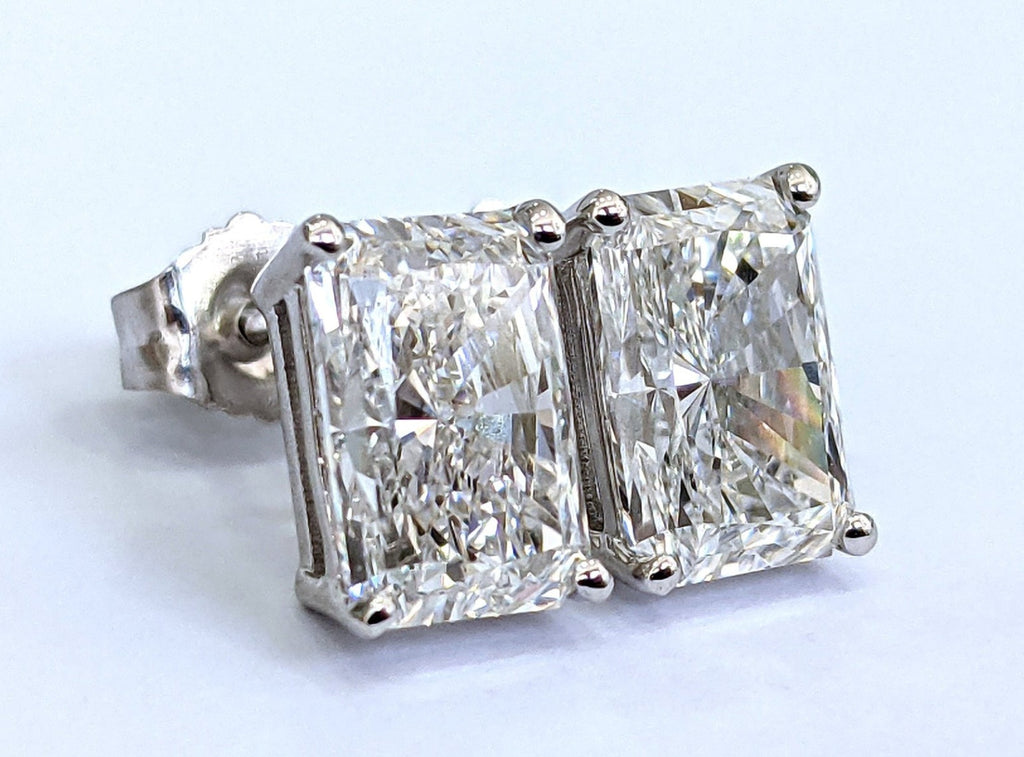 Orecchini a lobo - 18 carati Oro bianco - 1.00ct. Diamante (Naturale) -