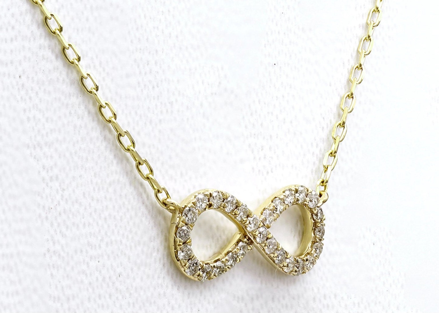 Collana con ciondolo - 18k giallo - 0.21ct. tw. Diamante (Naturale)
