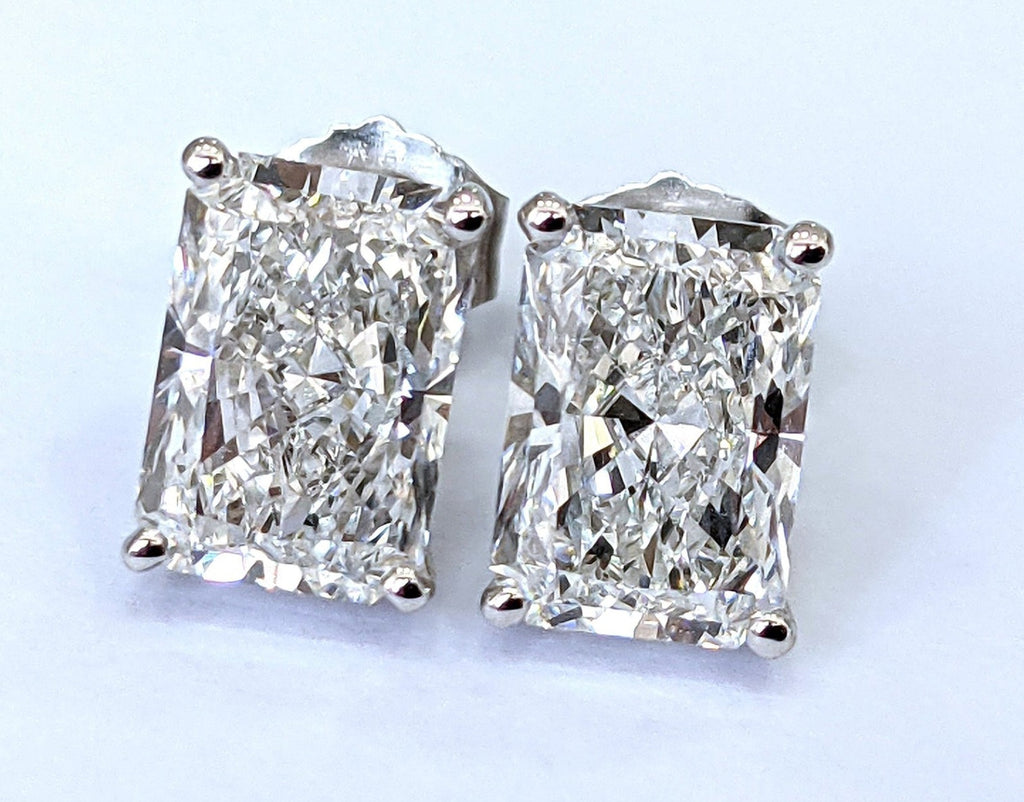 Orecchini a lobo - 18 carati Oro bianco - 0.60ct. Diamante (Naturale) -