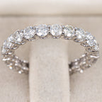 Anello - 18 carati Oro bianco - 2.22ct. tw. Diamante (Naturale) -