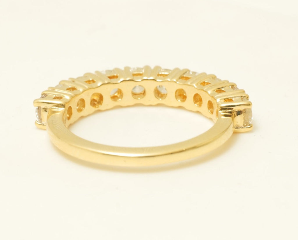 Anello riviera - 18k giallo - 1.72ct. tw. Diamante (Naturale) - Fede nuziale