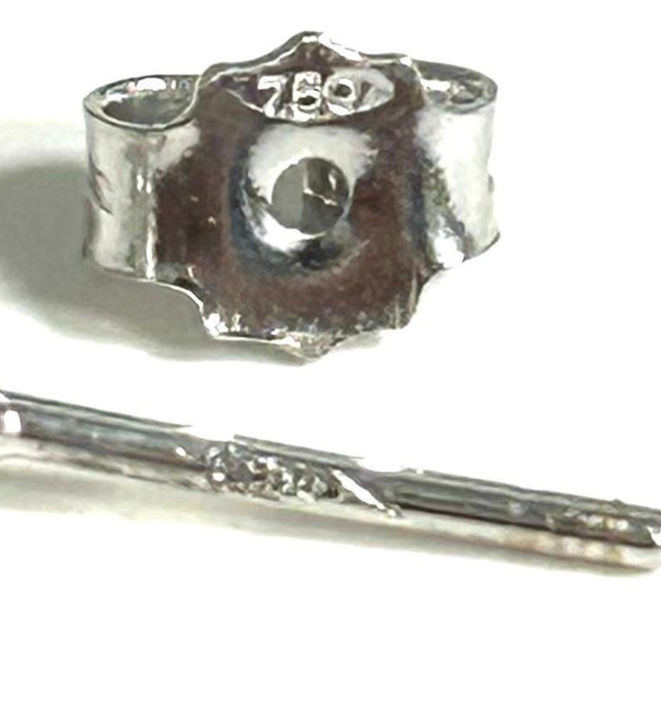 Orecchini - 18 carati Oro bianco Smeraldo - Diamante