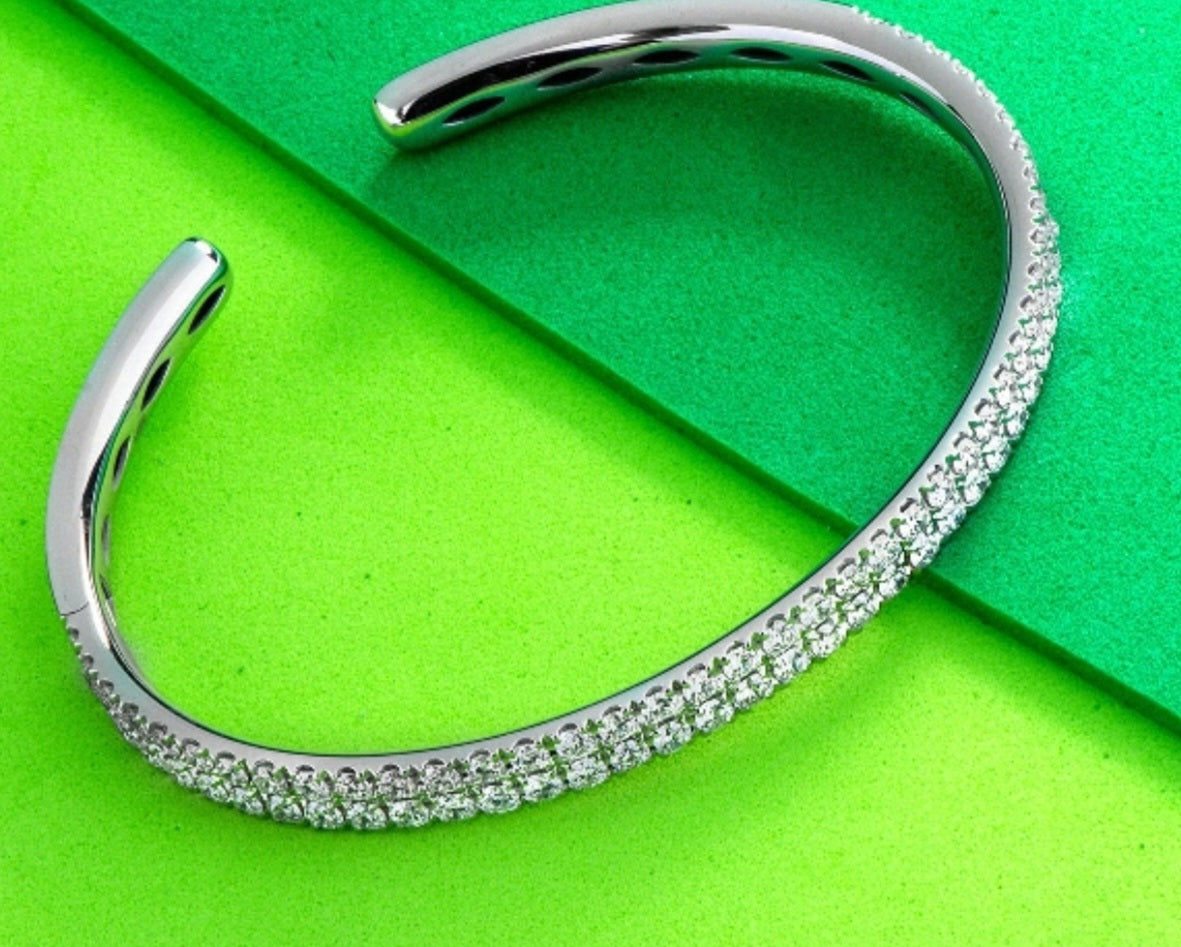 Bracciale in oro 18k e diamanti naturali 3.67ct