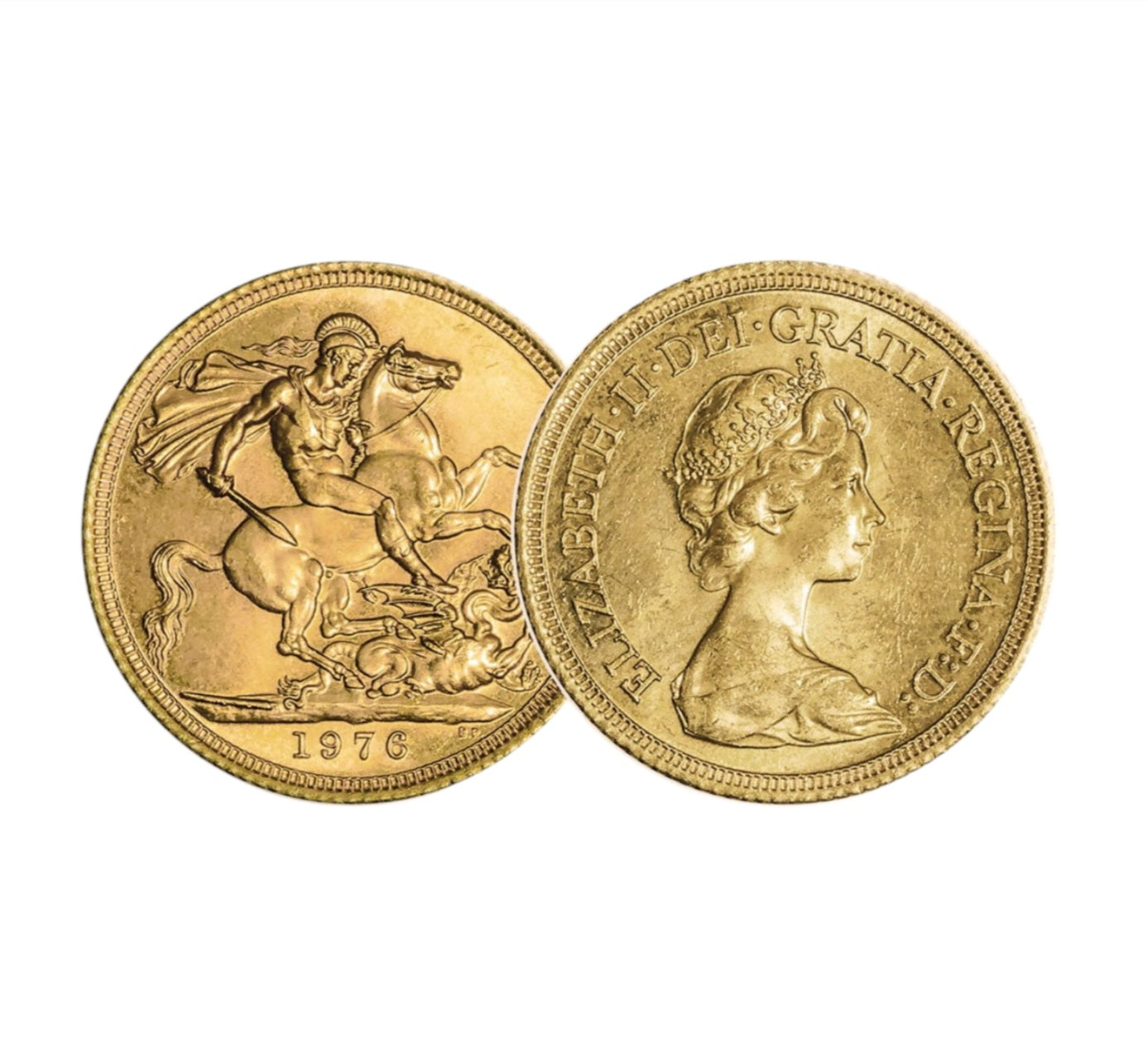 Sterlina oro 22kt Elisabetta II