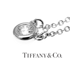 Collana tiffany & co in oro e diamanti naturali 0.35ct
